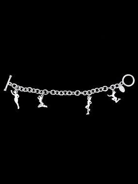 Playboy Bunny Girl Charm Bracelet